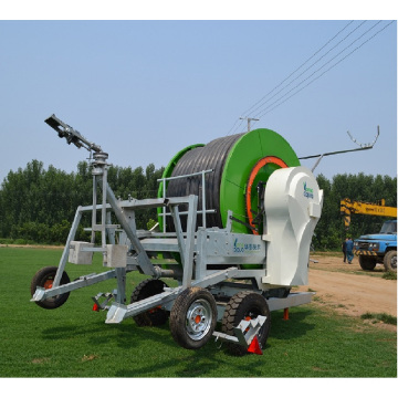 Venda quente de máquina de irrigação de carretel de mangueira móvel